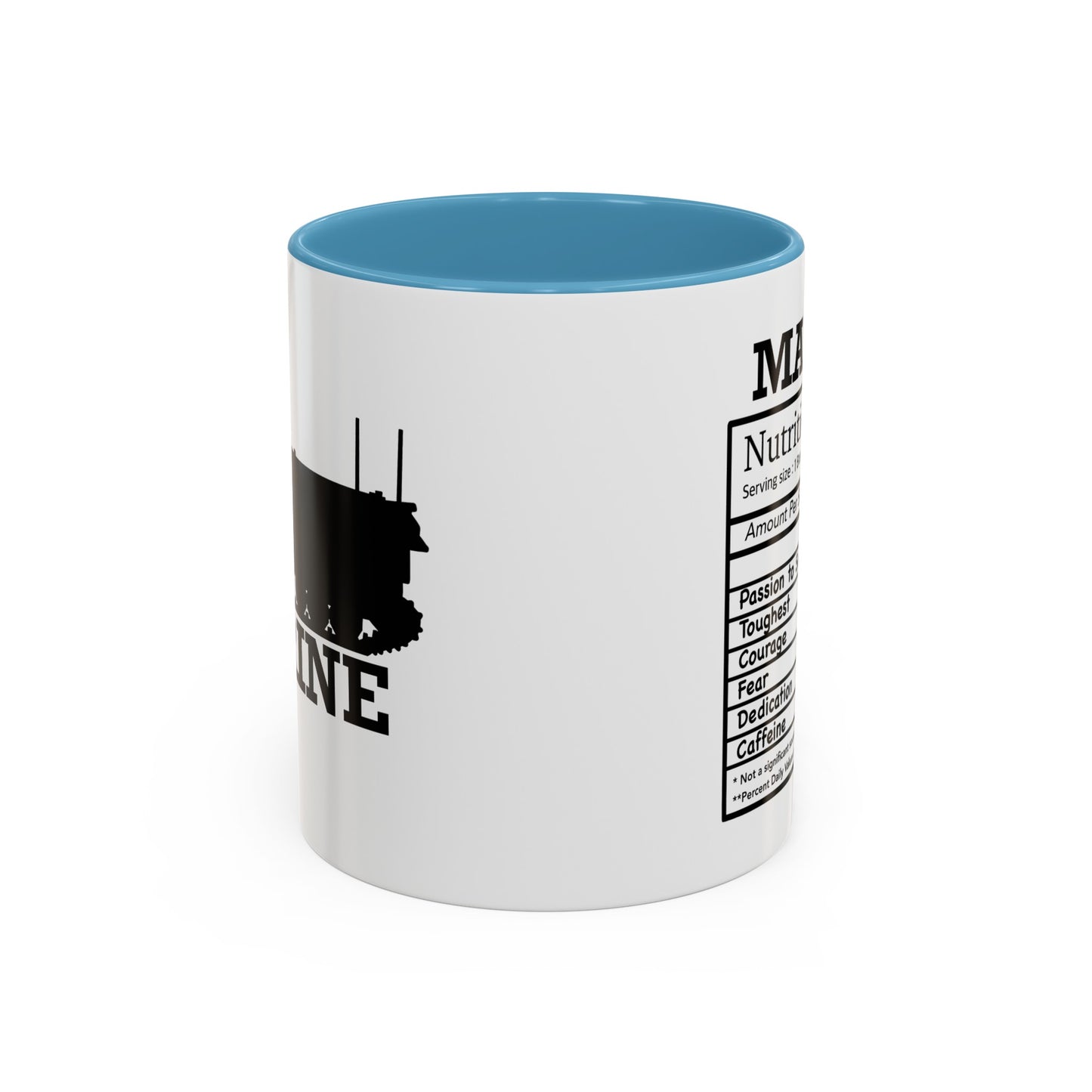 Marine Nutritional Facts Mug