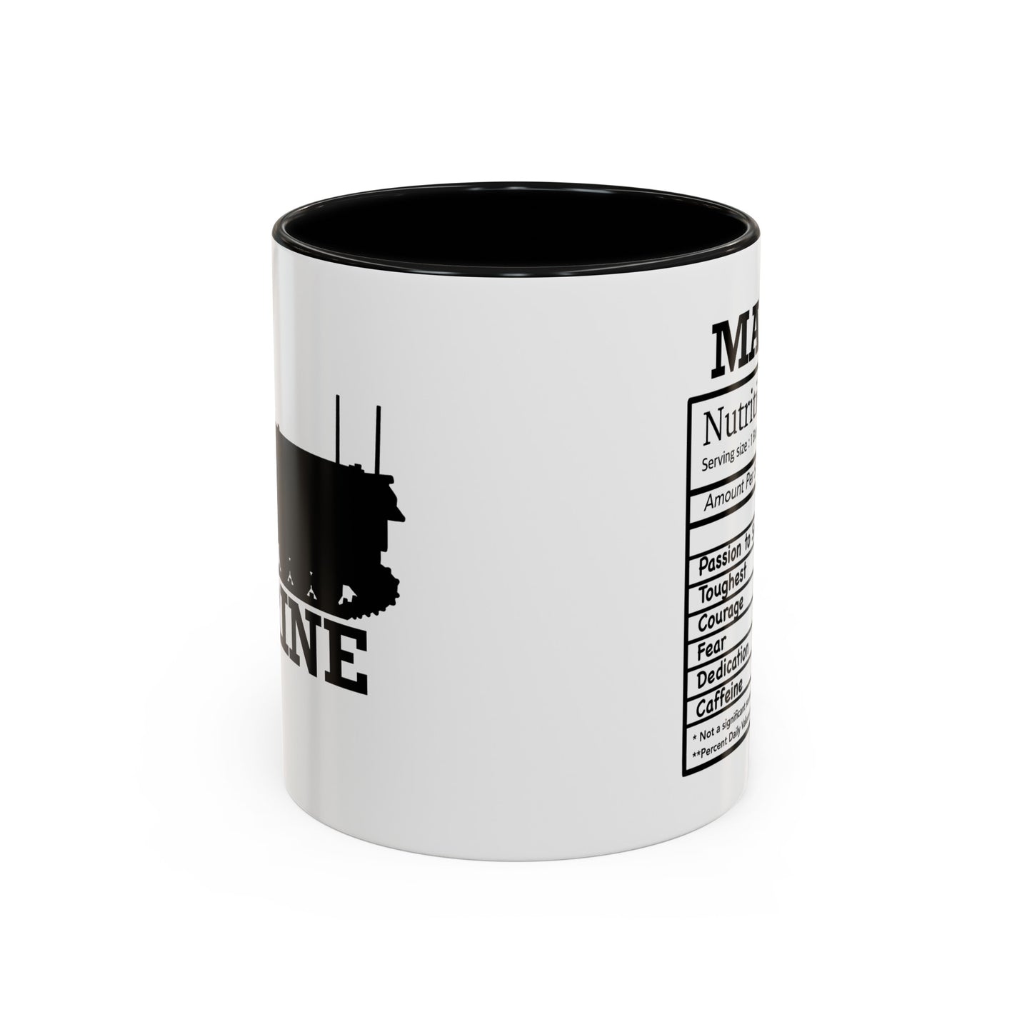 Marine Nutritional Facts Mug