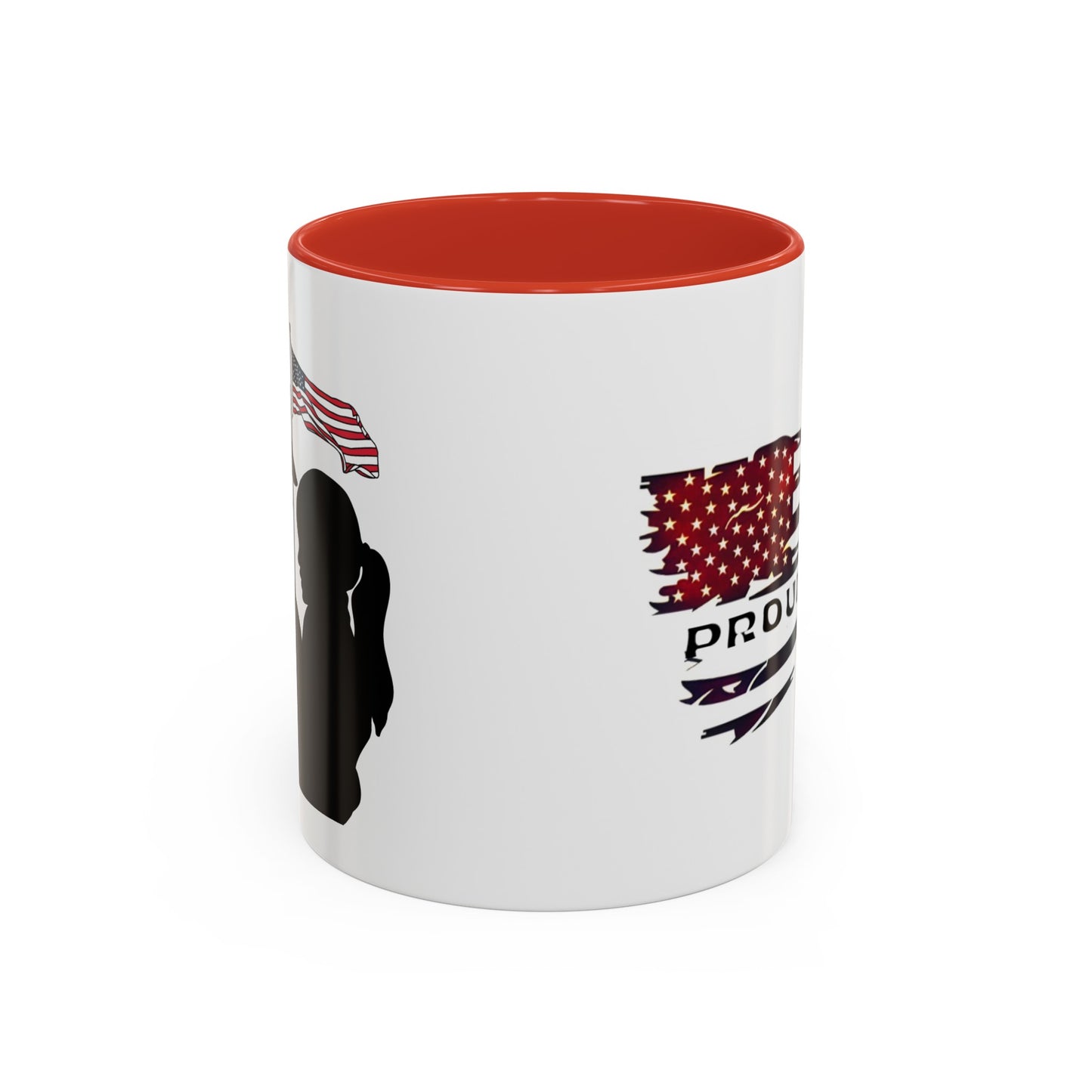 Proud military dad with daughter mug