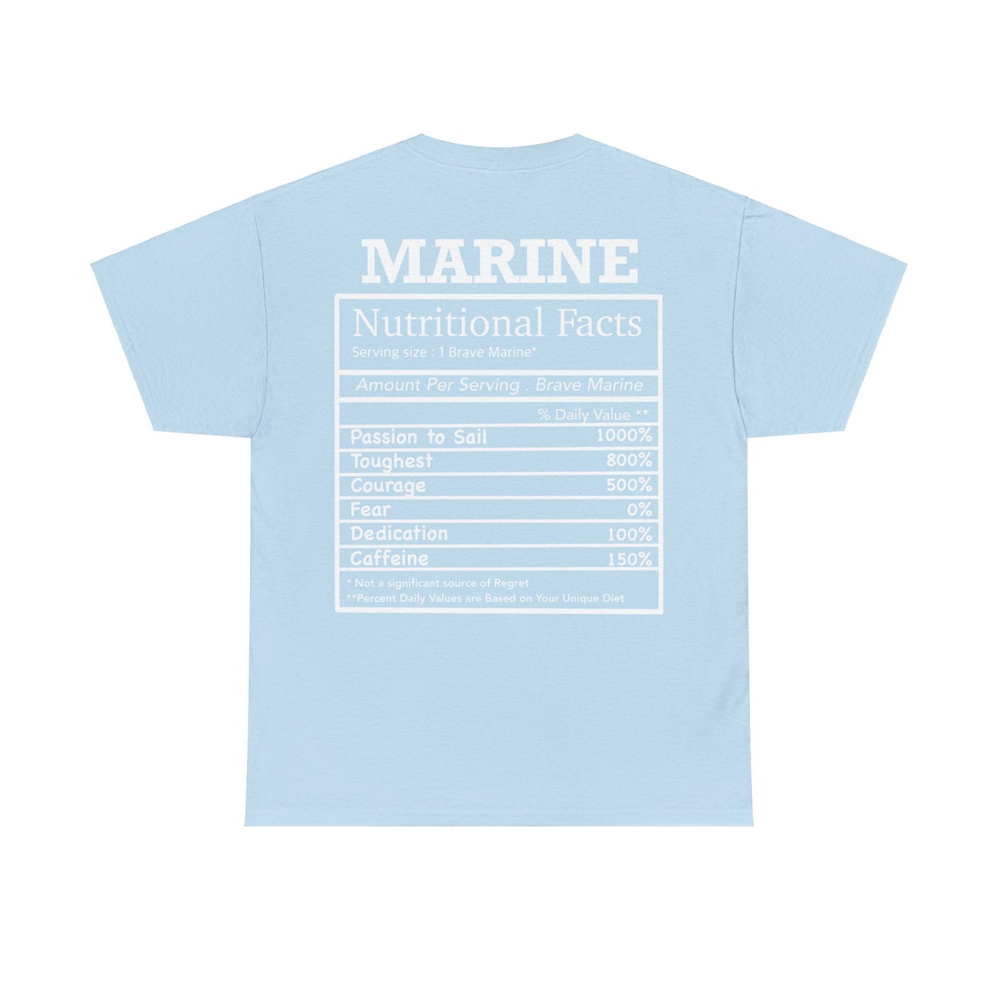 Marine Nutritional Facts T-shirt