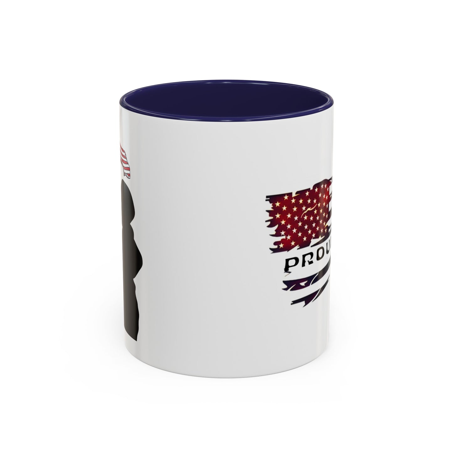 Proud military dad with son mug