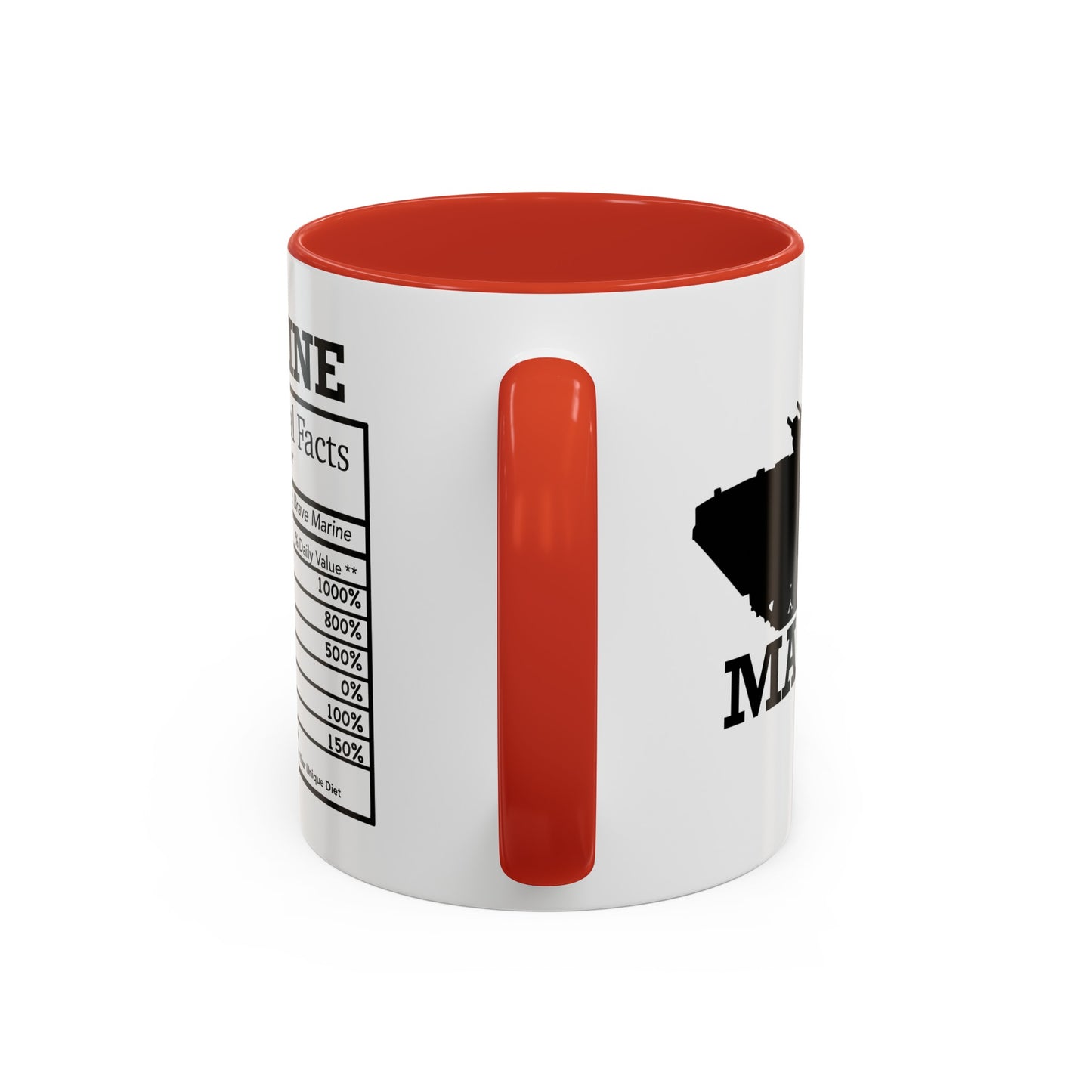 Marine Nutritional Facts Mug