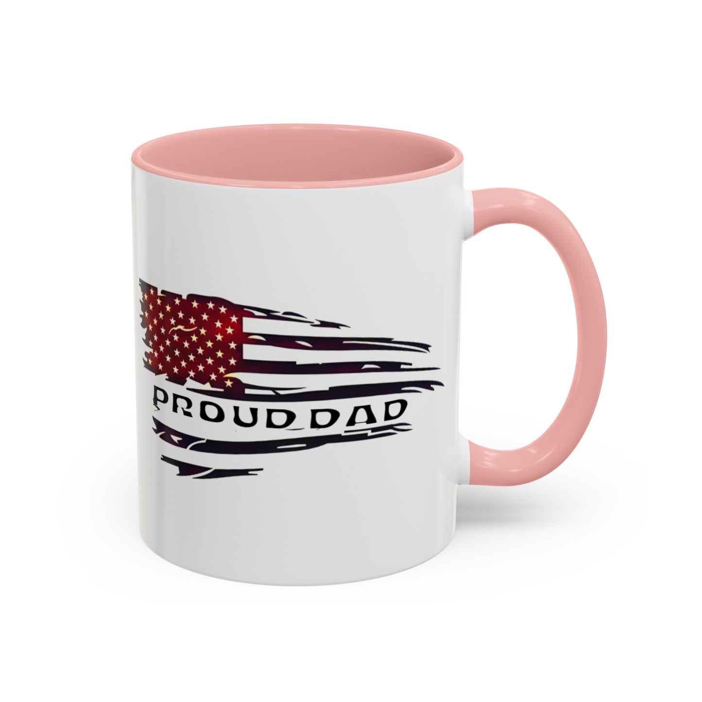 Proud military dad with son mug