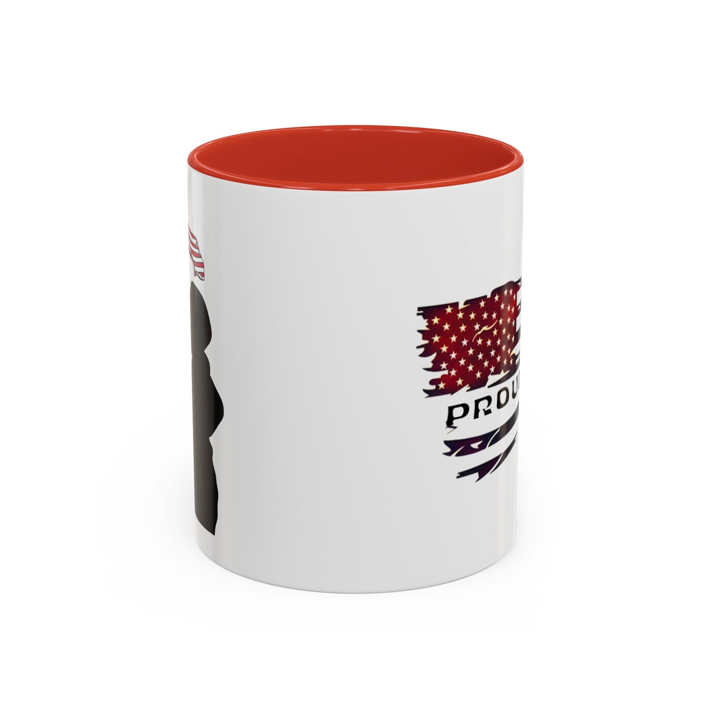 Proud military dad with son mug