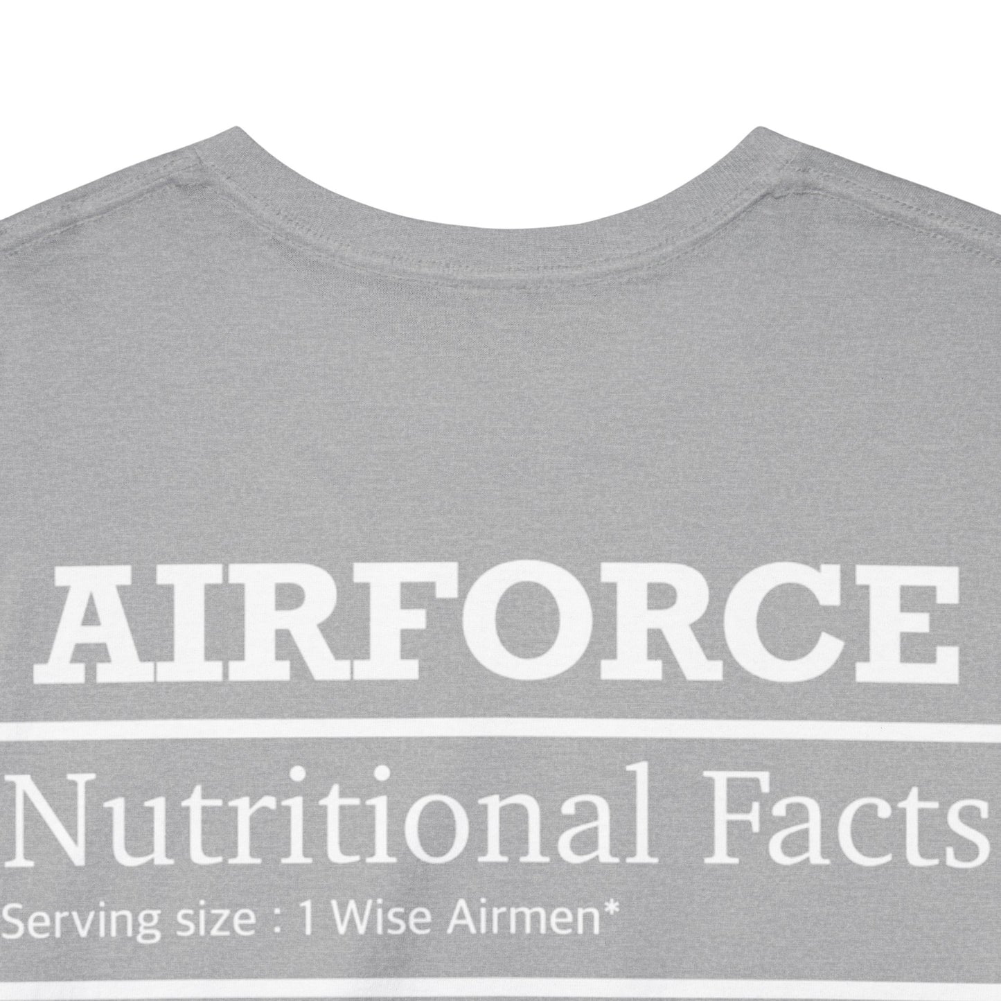 Air Force Nutritional Facts Tshirt
