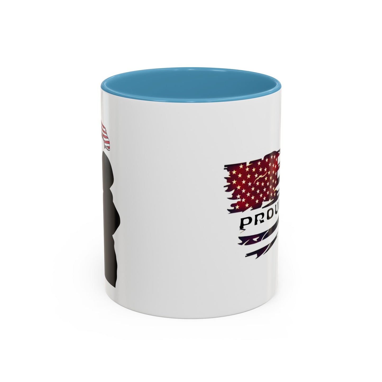 Proud military dad with son mug