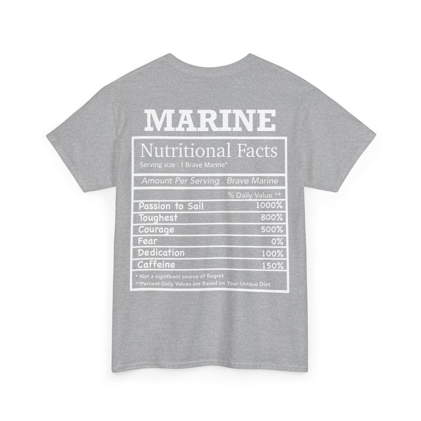 Marine Nutritional Facts T-shirt