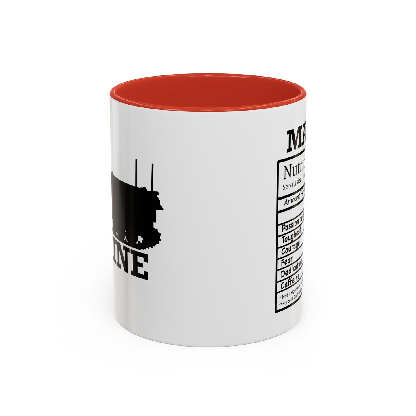 Marine Nutritional Facts Mug