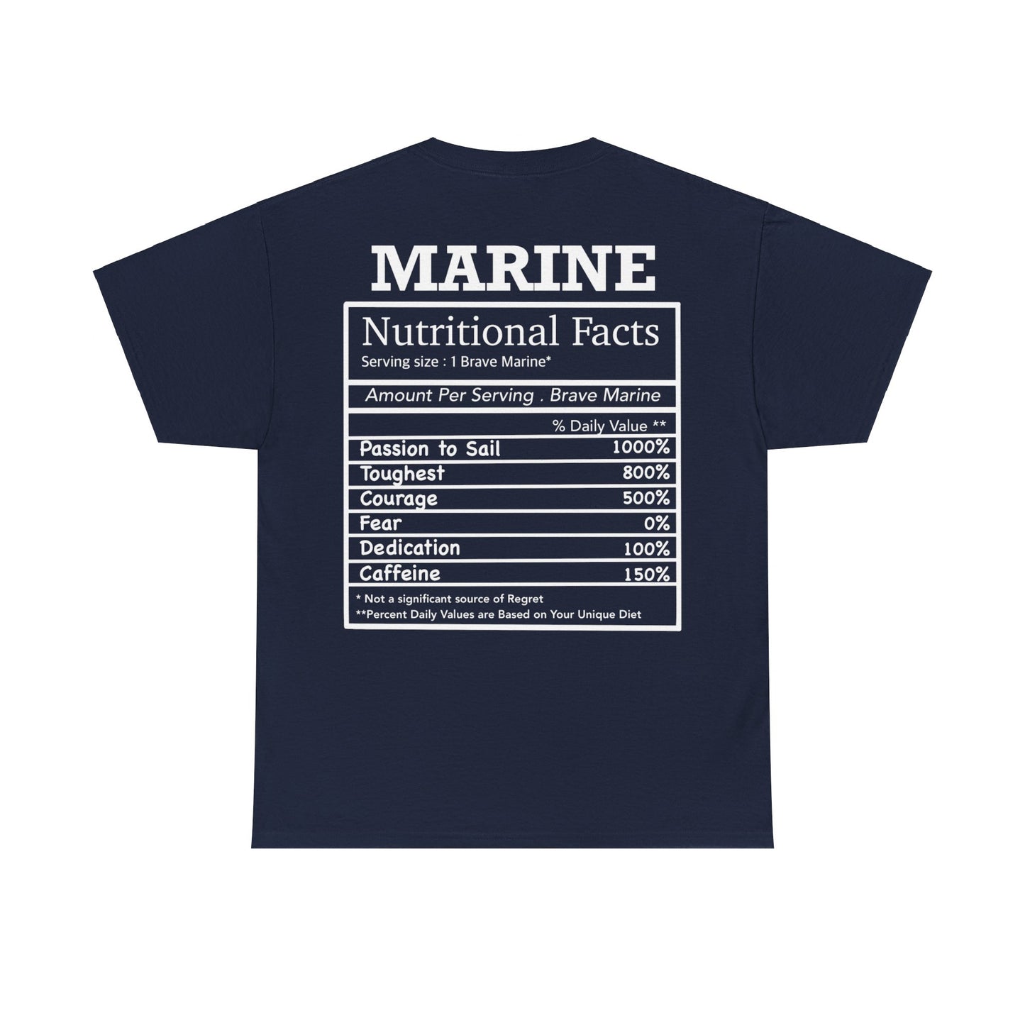 Marine Nutritional Facts T-shirt