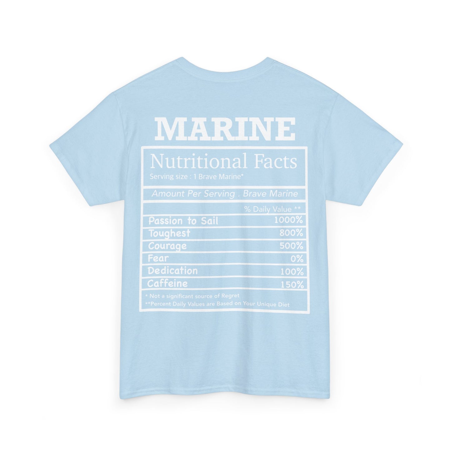 Marine Nutritional Facts T-shirt