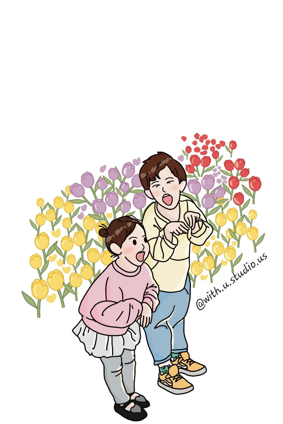 Personalized Pet & Family Portrait Mug – Custom Hand-Drawn Art for Home Décor, Perfect Gift for Pet Lovers