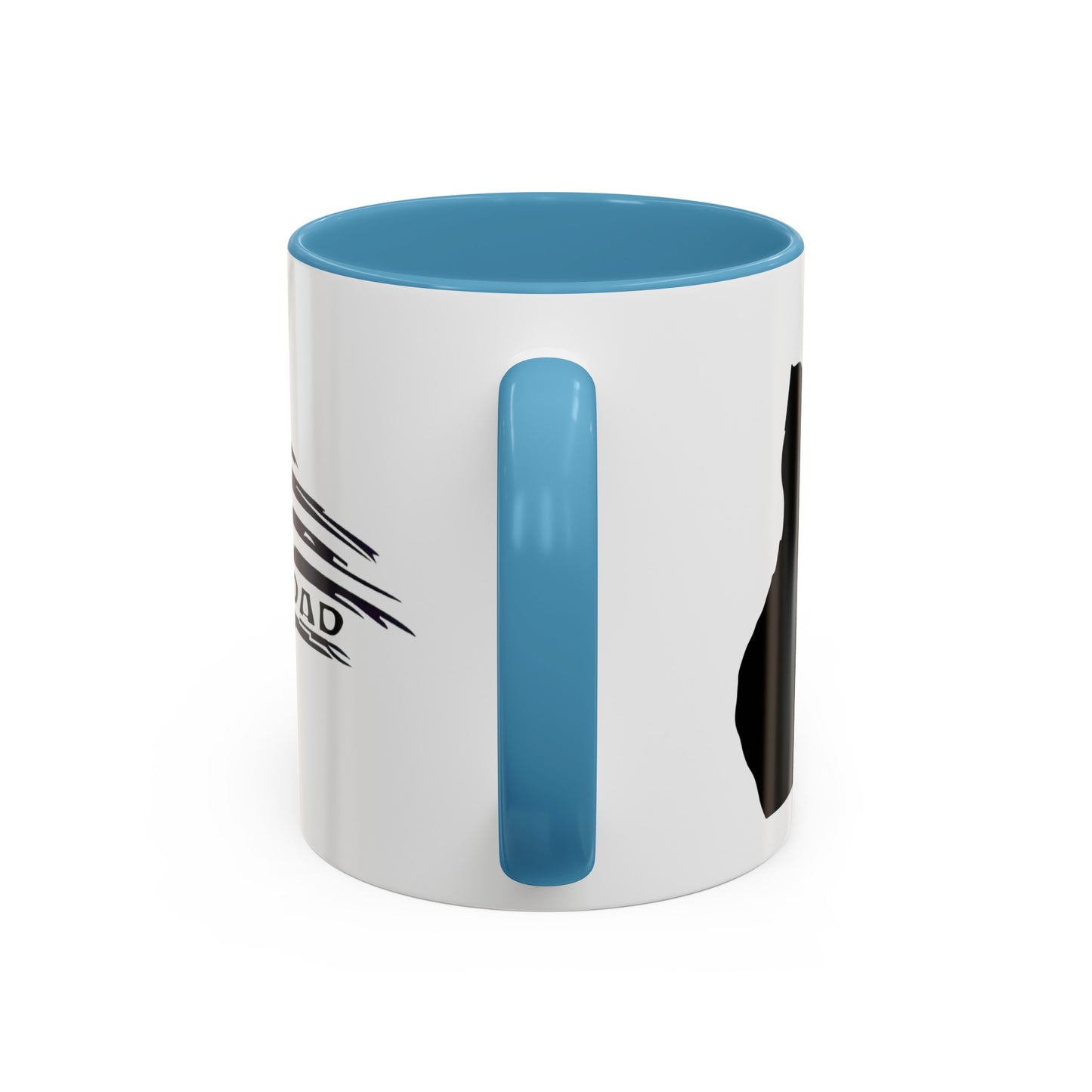 Proud military dad with daughter mug