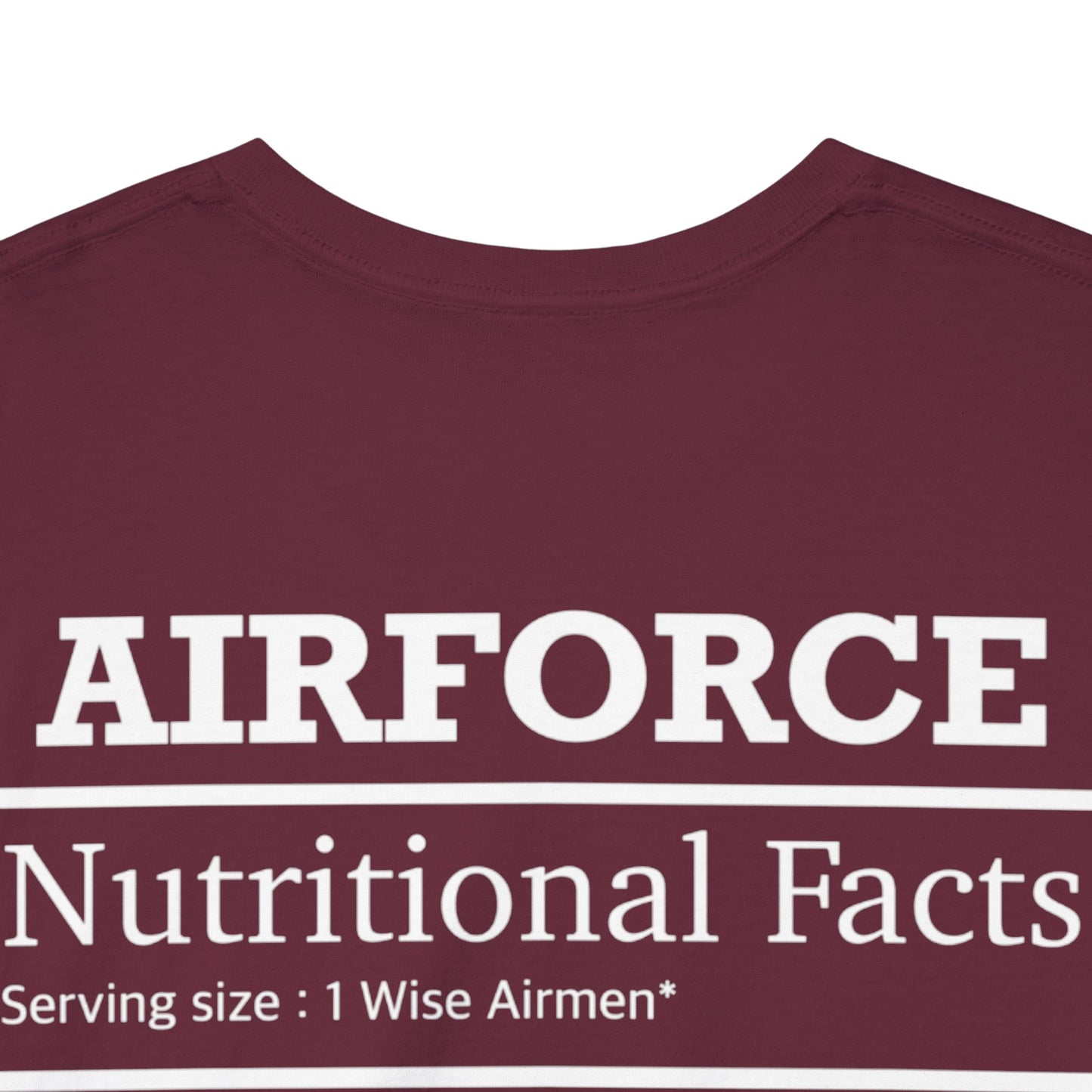 Air Force Nutritional Facts Tshirt