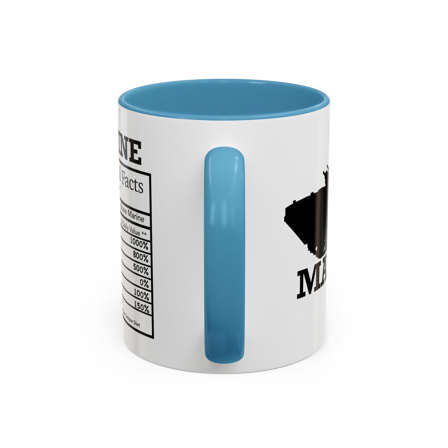 Marine Nutritional Facts Mug