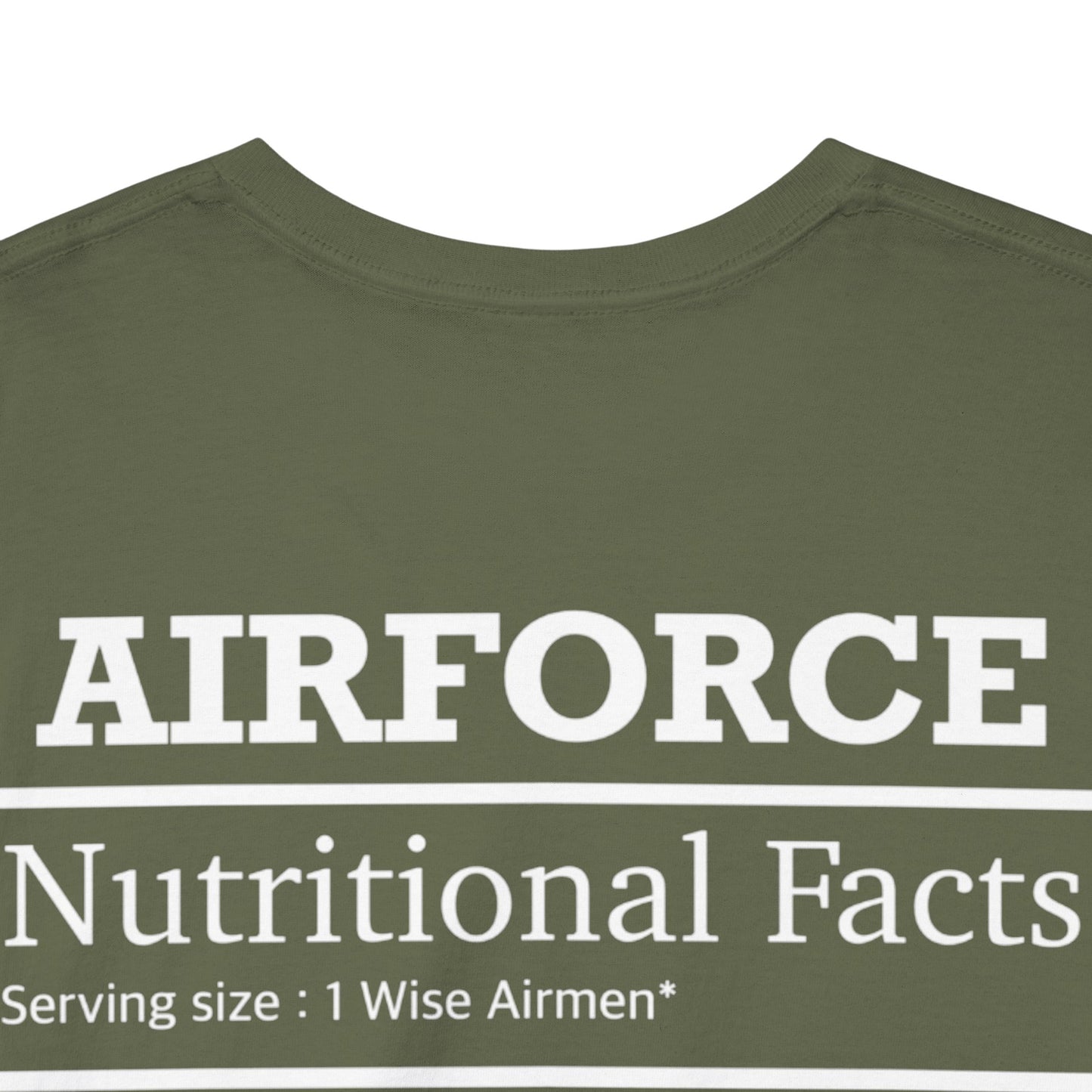 Air Force Nutritional Facts Tshirt