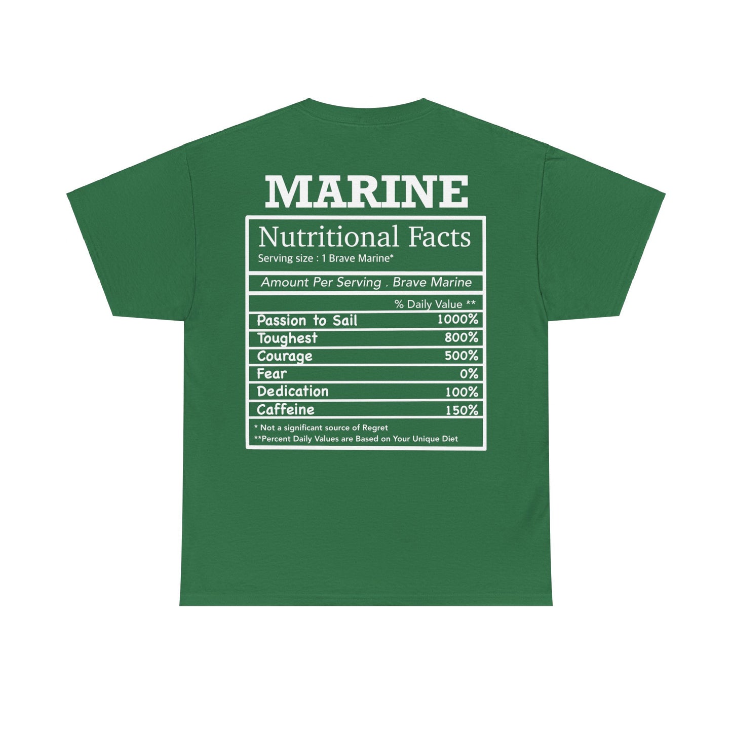 Marine Nutritional Facts T-shirt