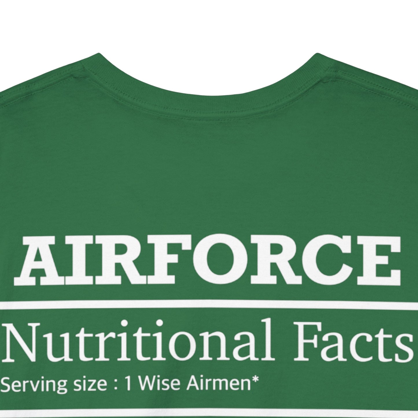 Air Force Nutritional Facts Tshirt