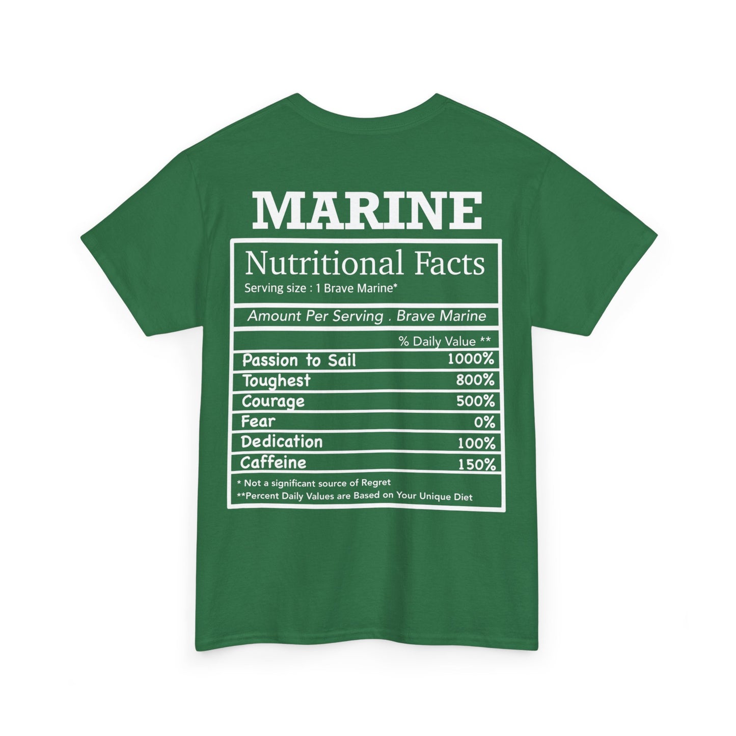Marine Nutritional Facts T-shirt