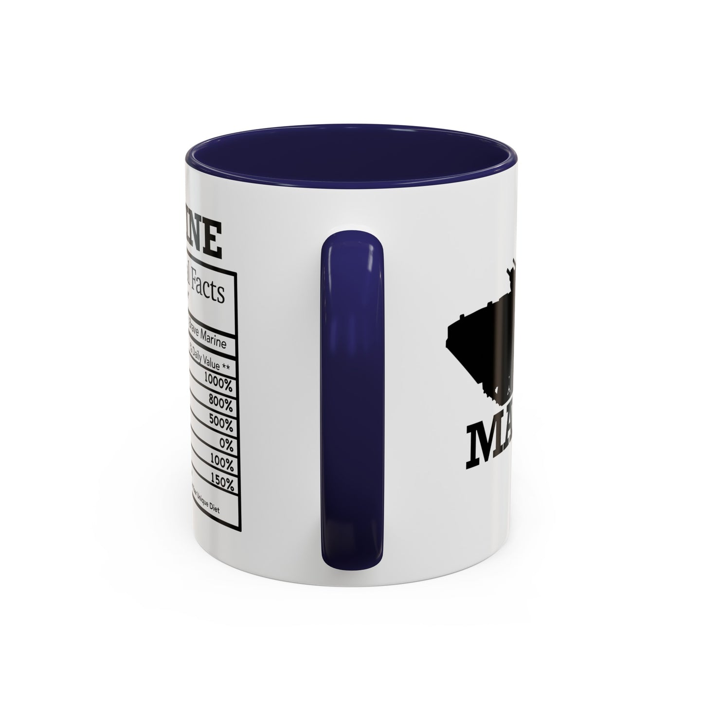 Marine Nutritional Facts Mug