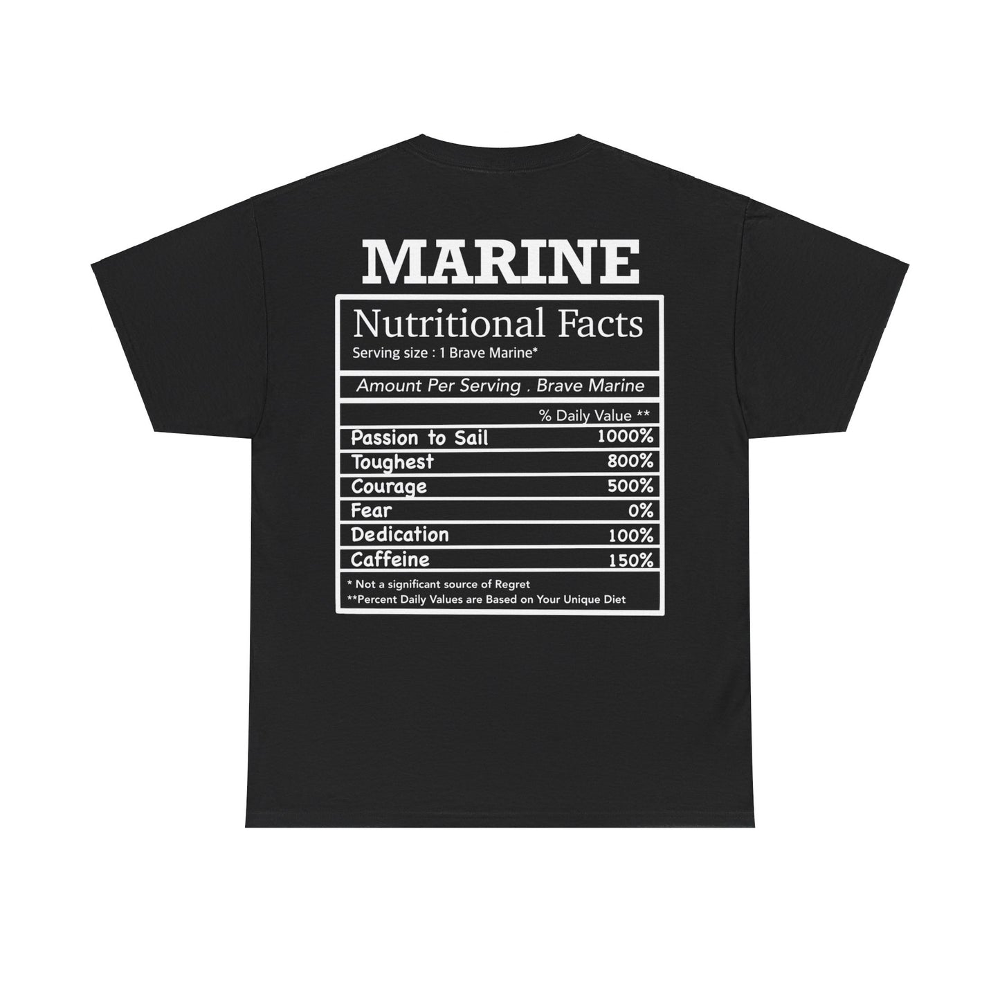 Marine Nutritional Facts T-shirt