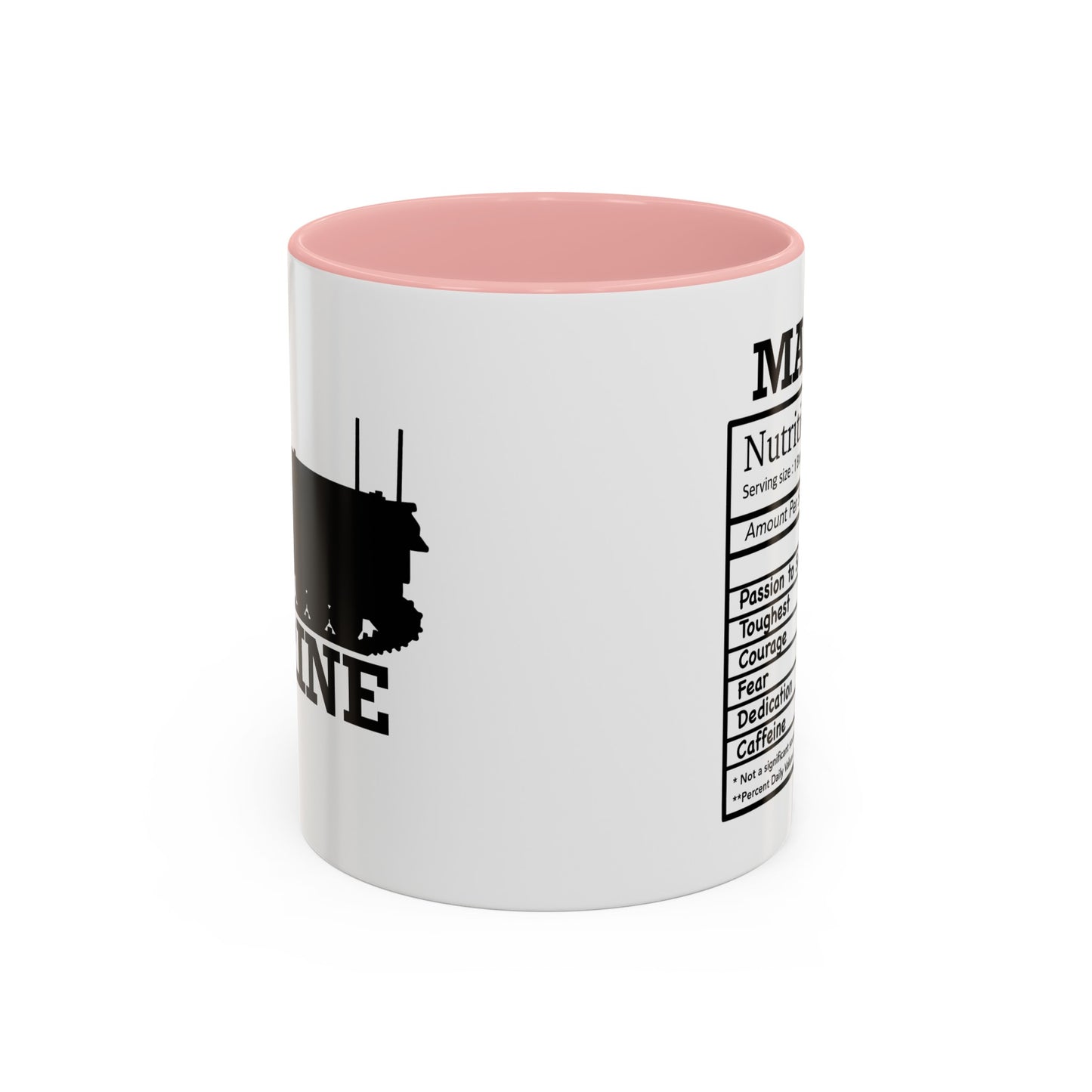 Marine Nutritional Facts Mug