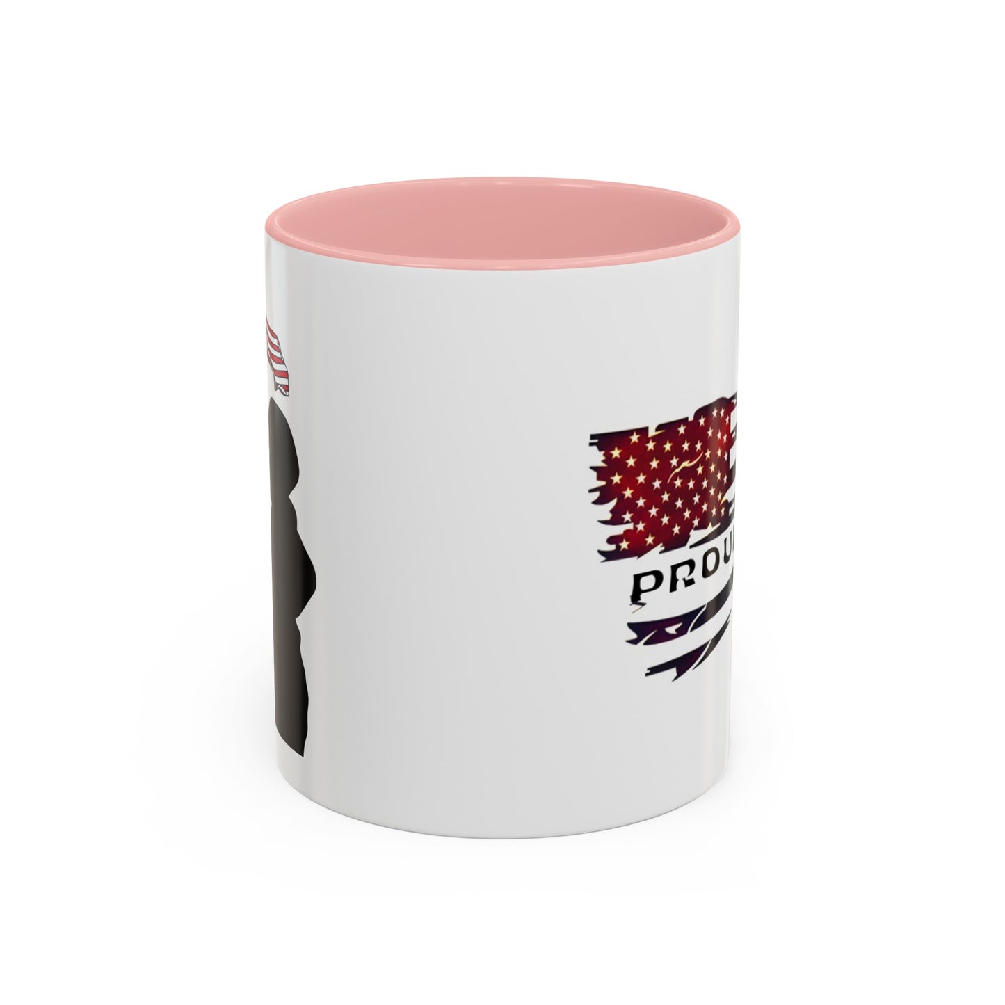 Proud military dad with son mug