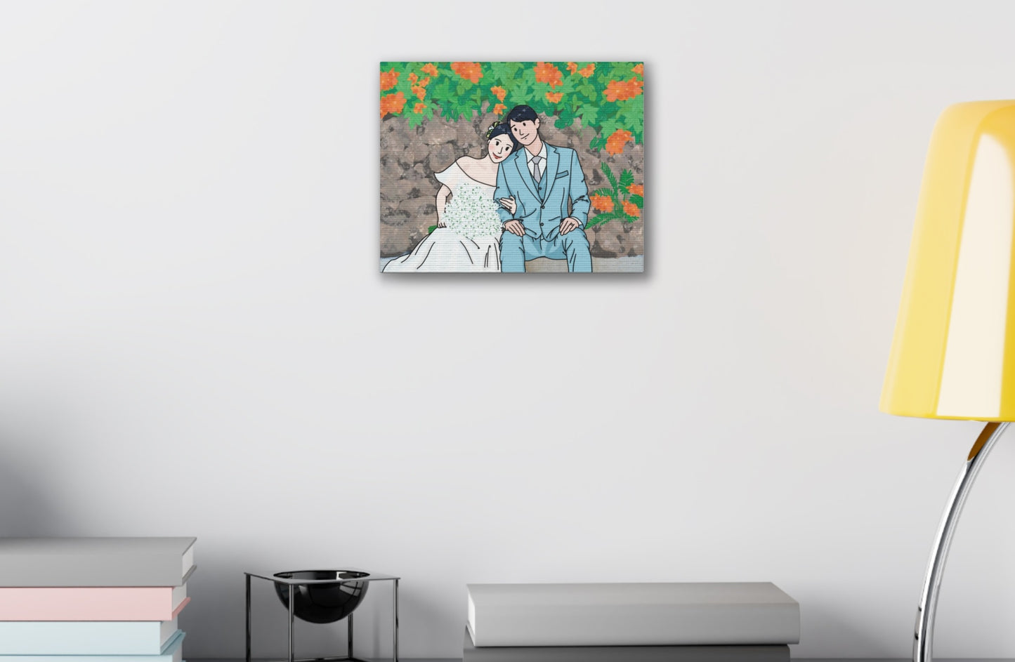 Personalized Portrait Drawing Canvas