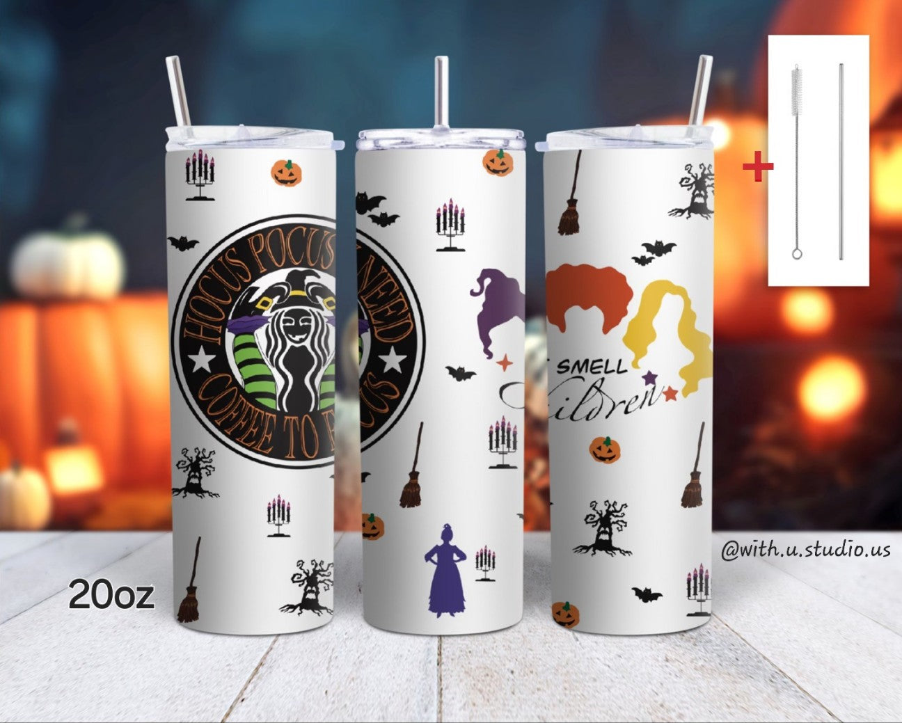 Hocus Pocus Halloween Tumbler