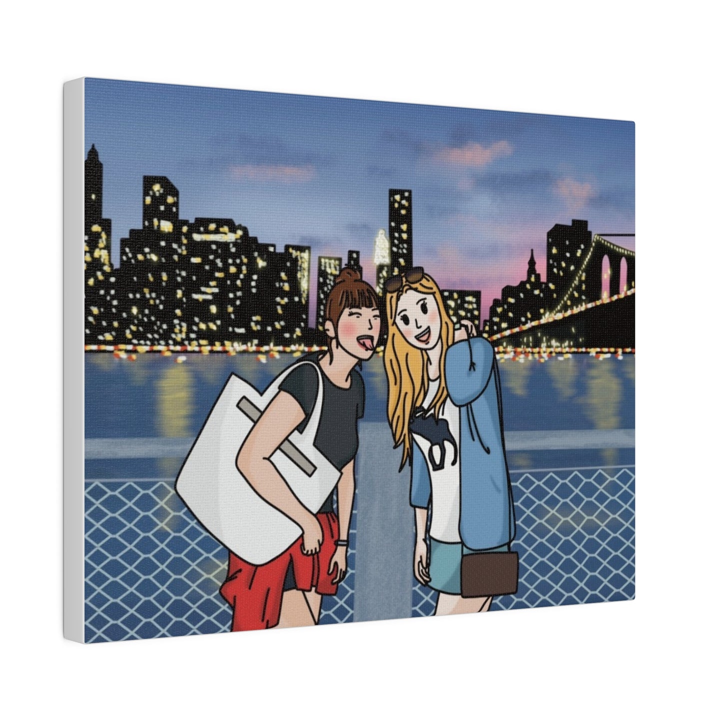 Personalized Portrait Drawing Canvas