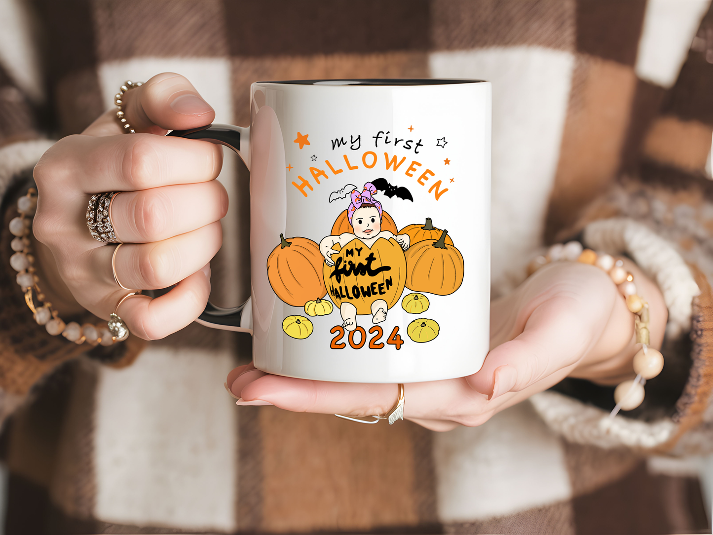 "My First Halloween" Mug – Personalized Portrait Design