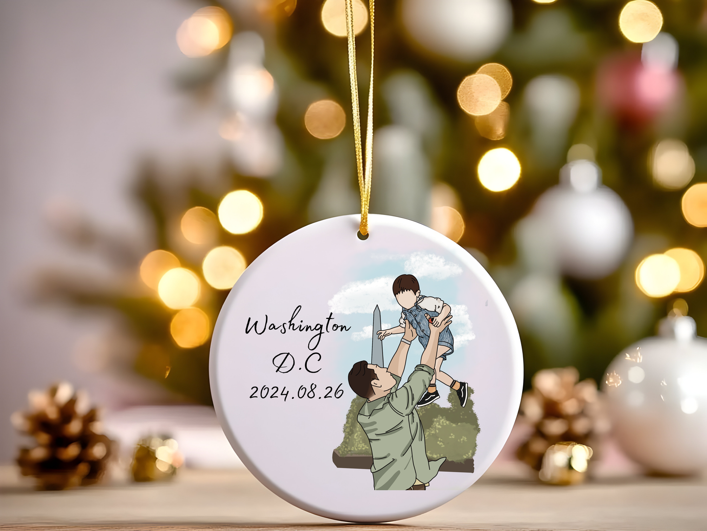 Custom Portrait Ornament from Photograph