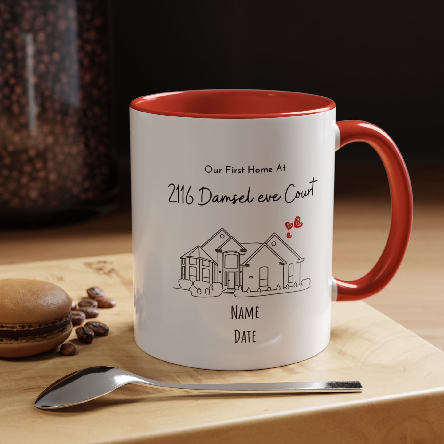 Custom Home Portrait Mug / Closing Gift