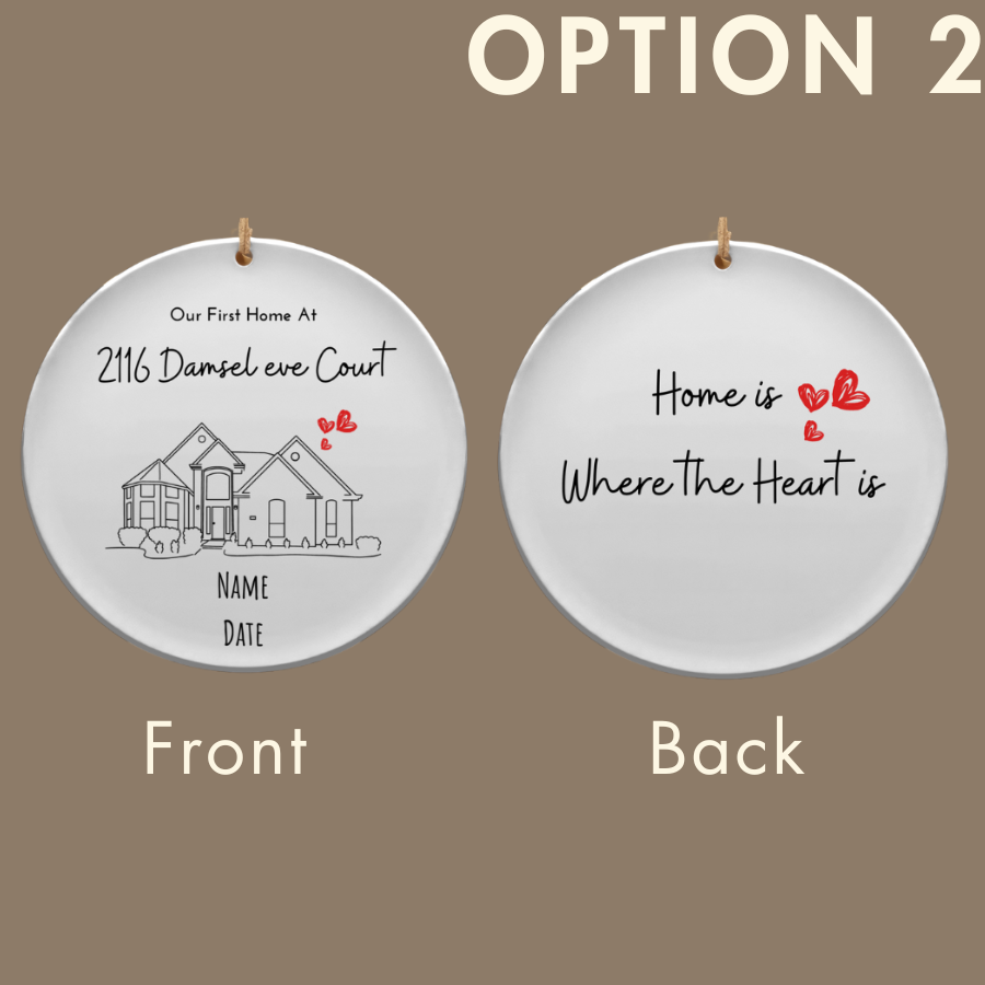 Custom Home Portrait Mug /Closing Gift