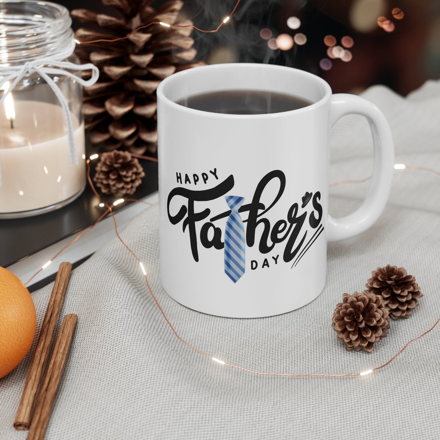 Father's Day Portrait Mug | Mugs for Dad | Unique Gift for Dad | Gift for Grandpa