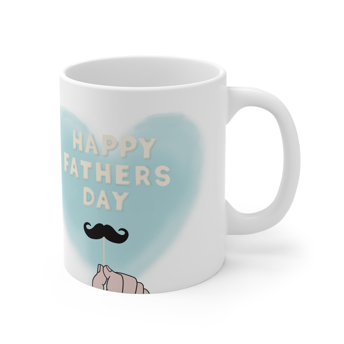 Father's Day Portrait Mug | Mugs for Dad | Unique Gift for Dad | Gift for Grandpa