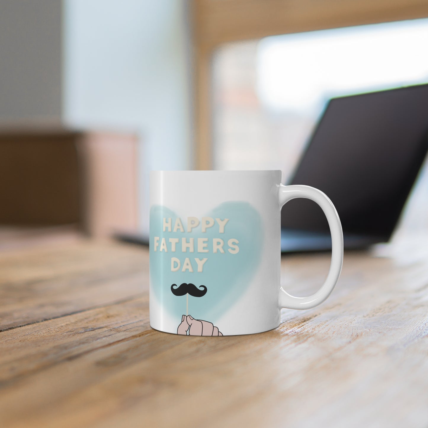 Father's Day Portrait Mug | Mugs for Dad | Unique Gift for Dad | Gift for Grandpa