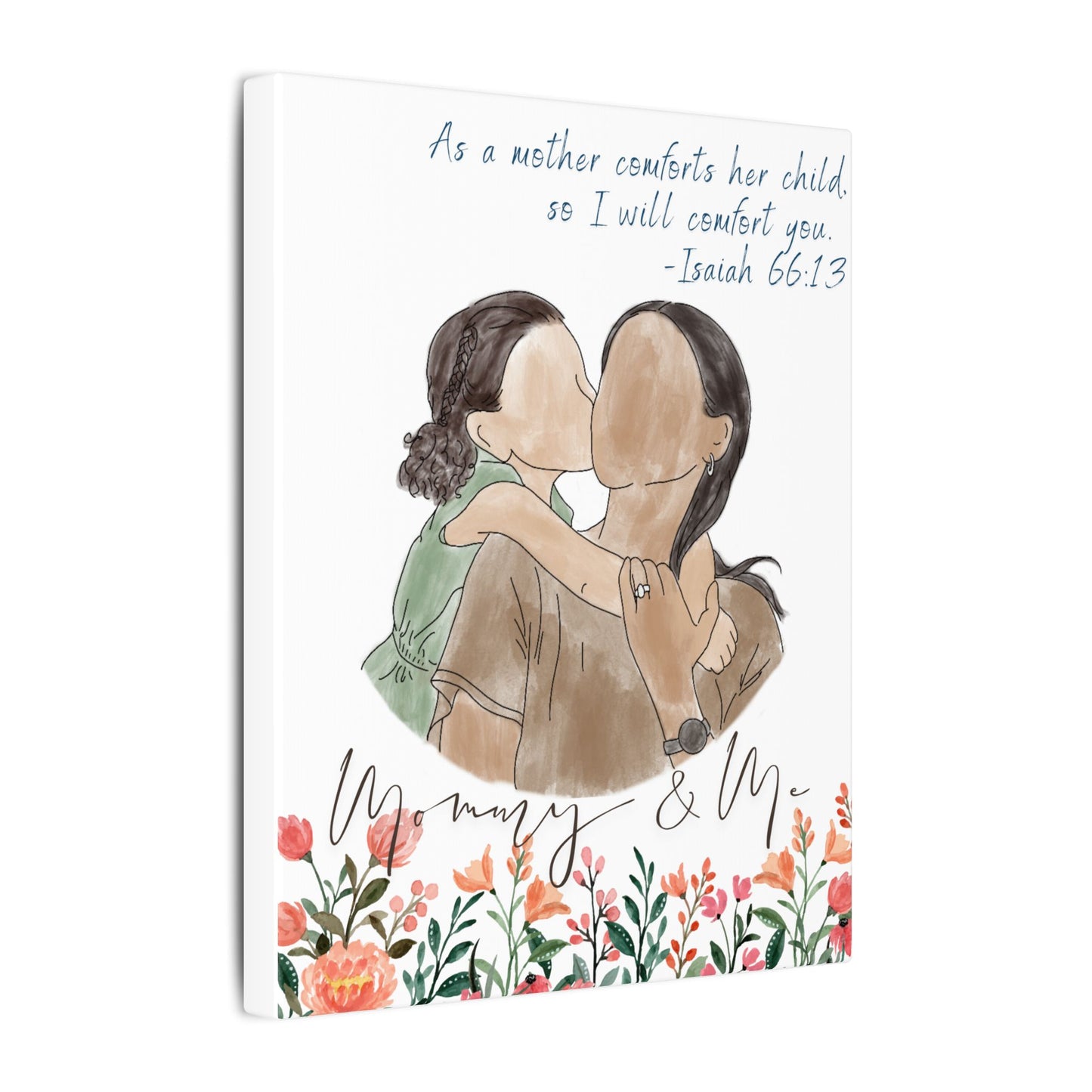 Custom Mother's Day Portrait | Personalized Canvas | Unique Gift for Mom