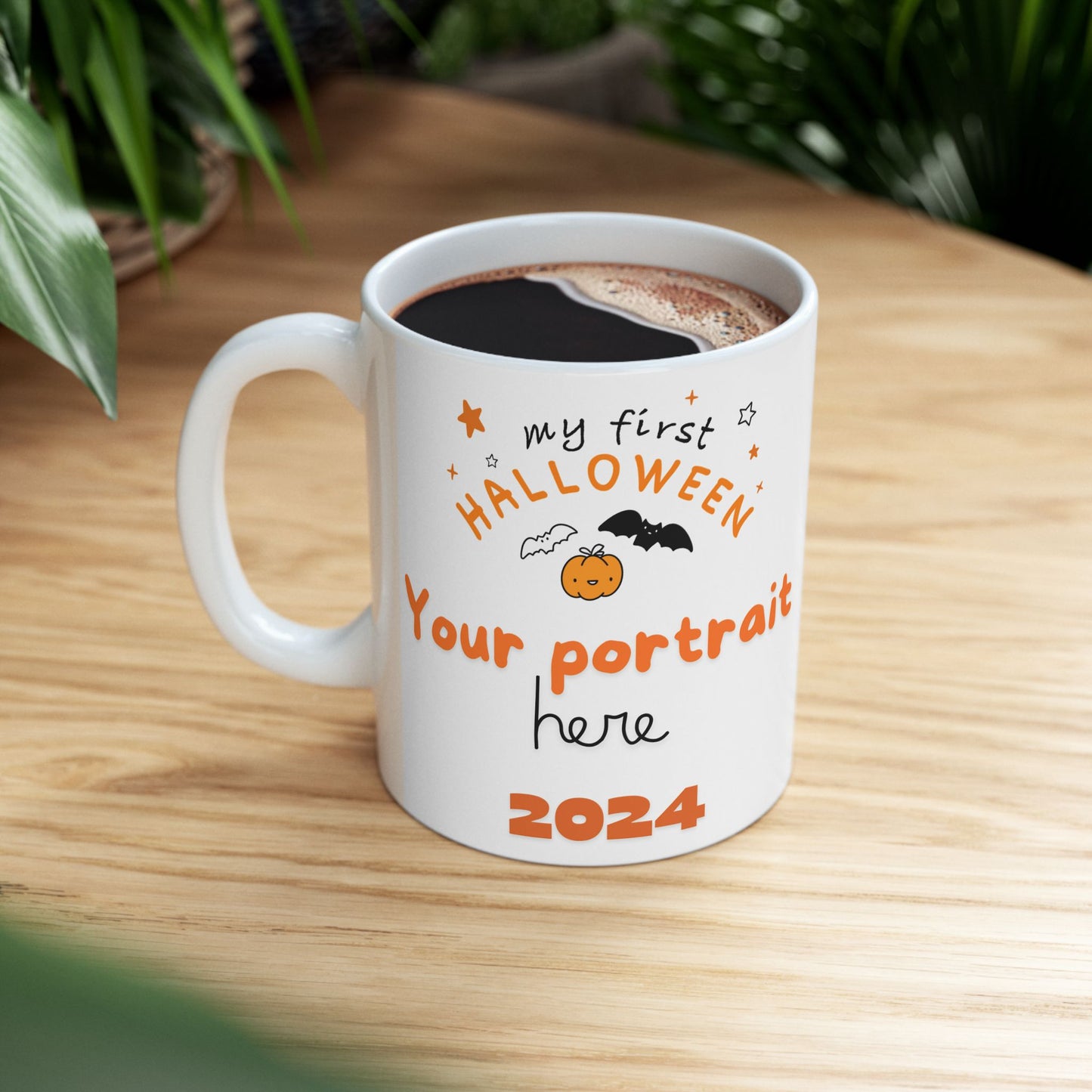 "My First Halloween" Mug – Personalized Portrait Design