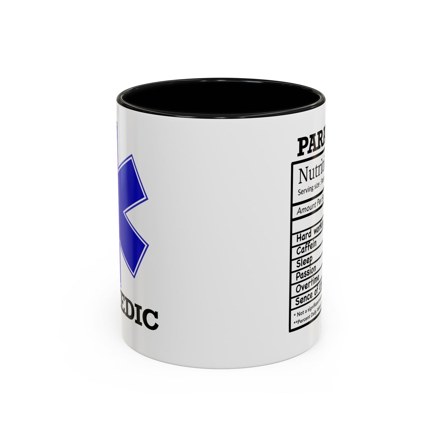 Paramedic Nutritional Facts Mug
