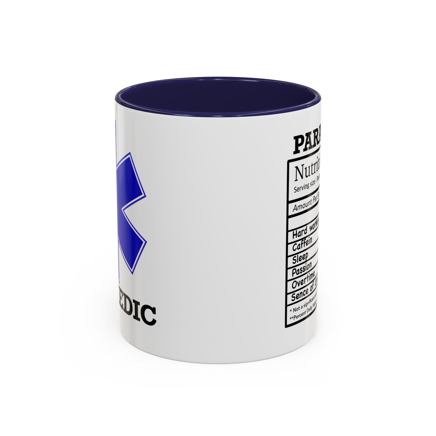Paramedic Nutritional Facts Mug