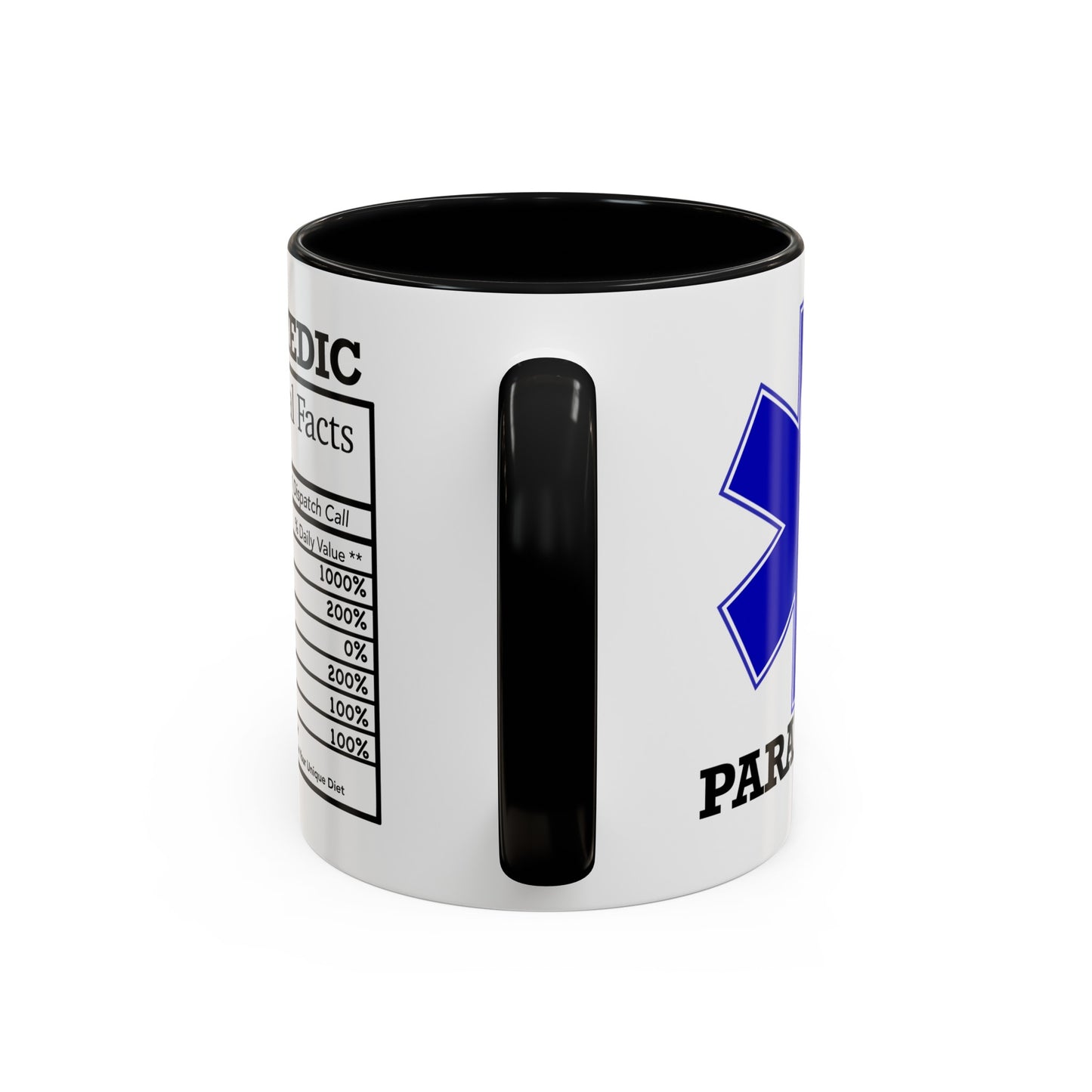 Paramedic Nutritional Facts Mug