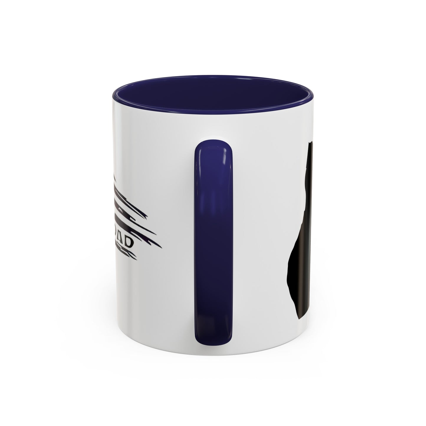 Proud military dad with daughter mug