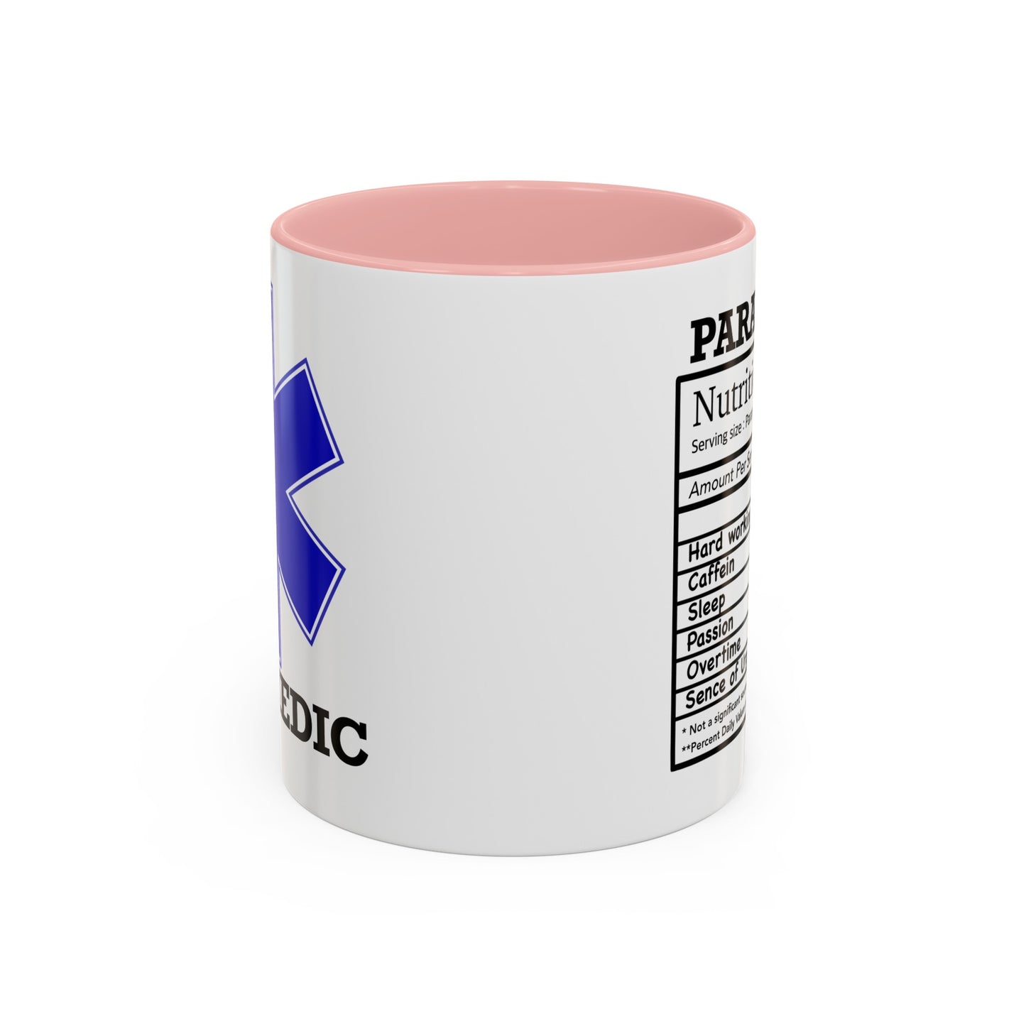 Paramedic Nutritional Facts Mug