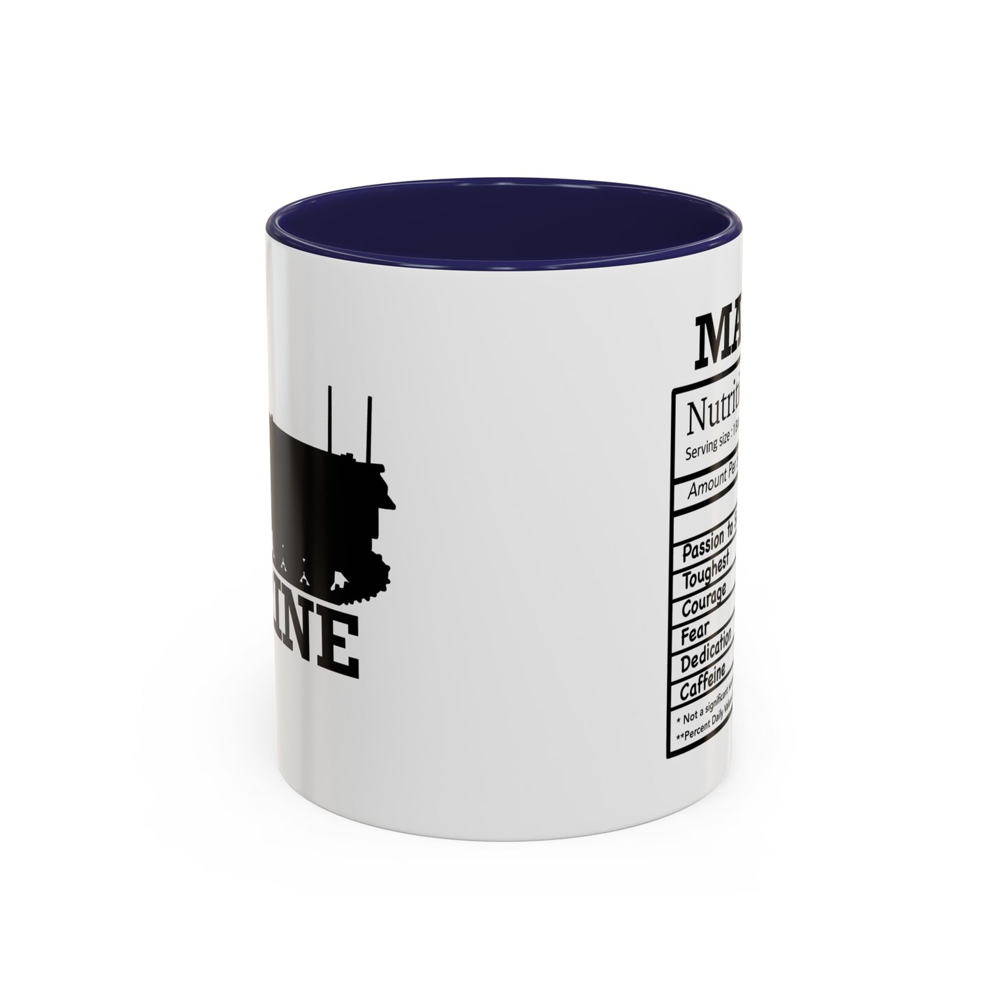 Marine Nutritional Facts Mug