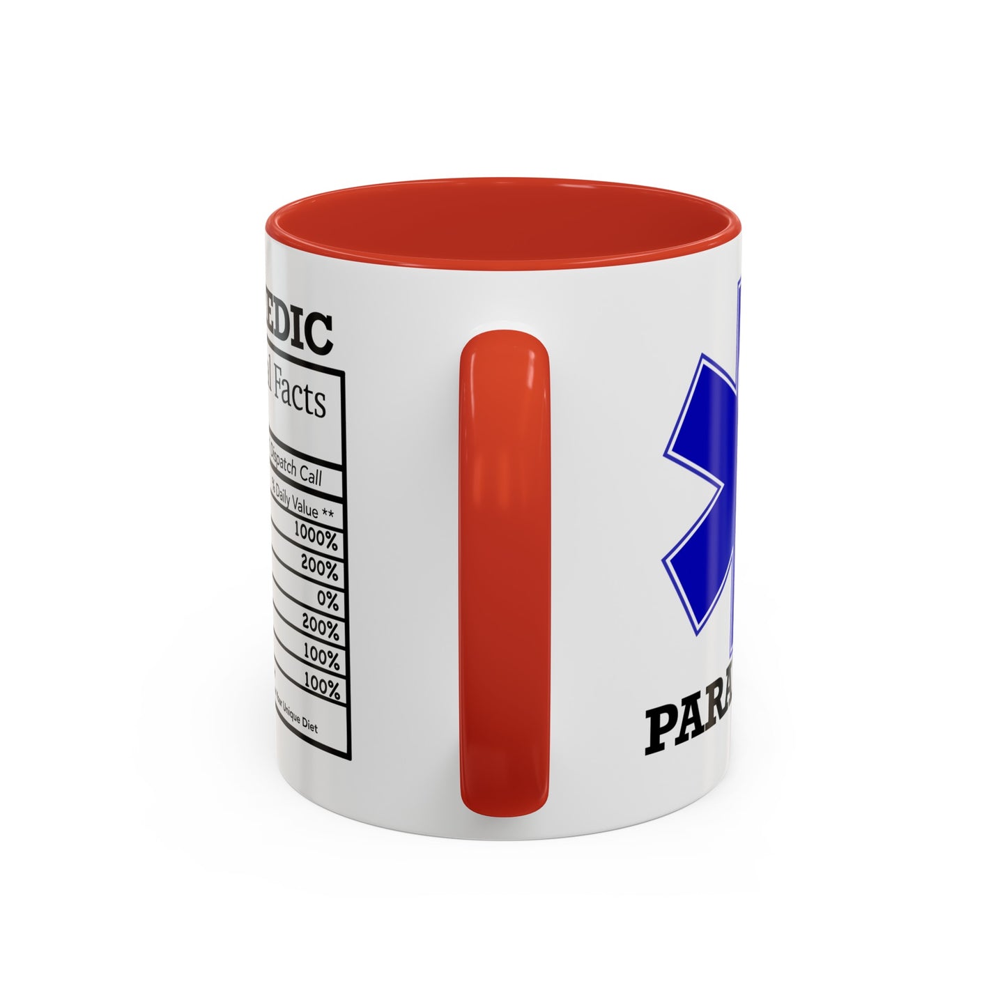 Paramedic Nutritional Facts Mug