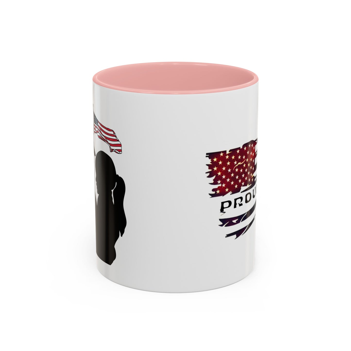Proud military dad with daughter mug