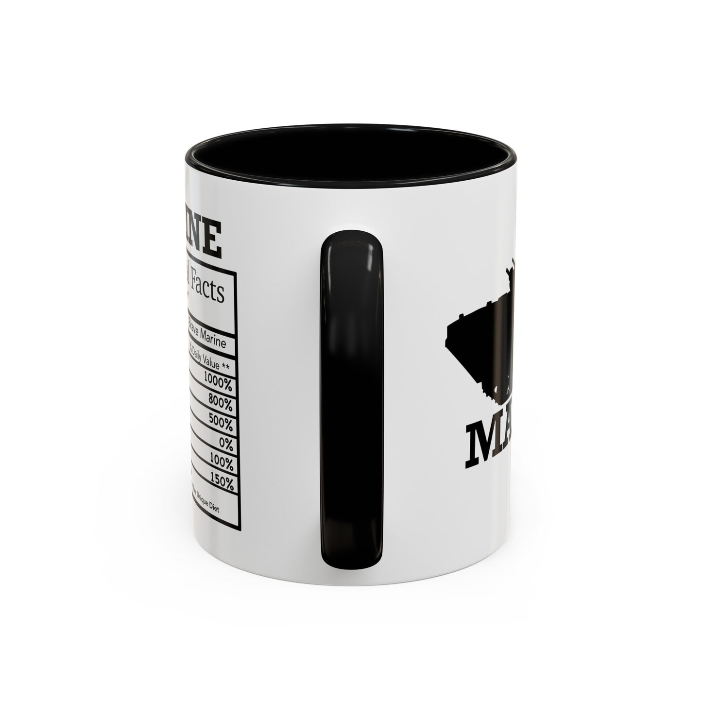 Marine Nutritional Facts Mug