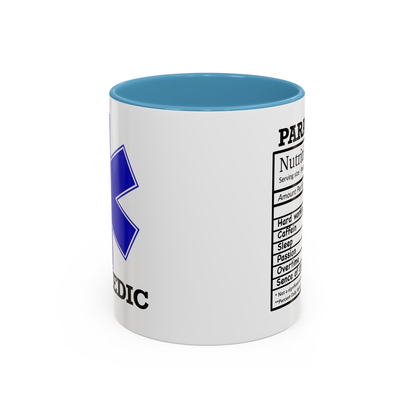 Paramedic Nutritional Facts Mug