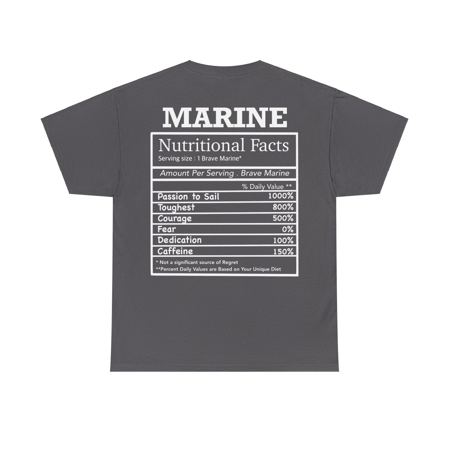 Marine Nutritional Facts T-shirt