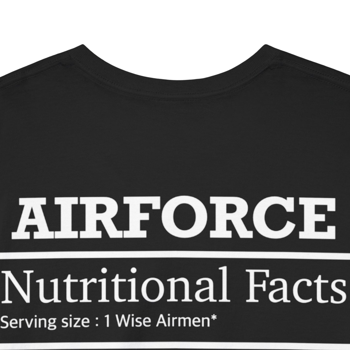 Air Force Nutritional Facts Tshirt